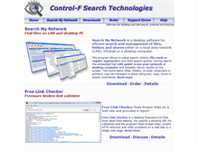 Tablet Screenshot of control-f.com